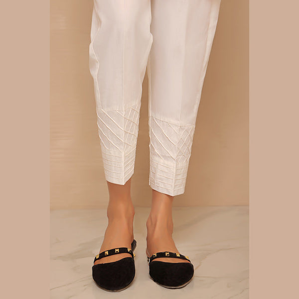 Trouser Off-White Cotton WRT-06