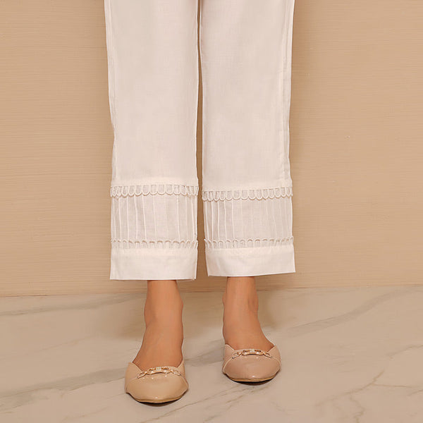 Off White Lace Trouser WRT-08
